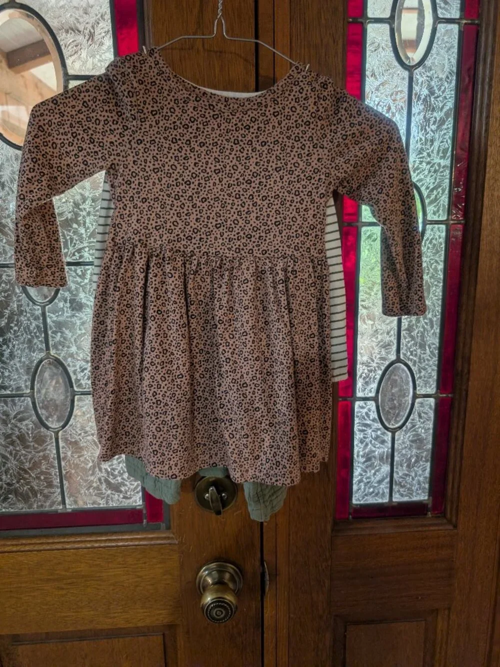 Toddler Girls long sleeve dresses, size 2T; qty 2